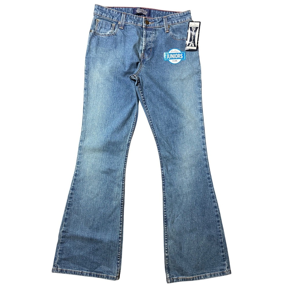Levi Strauss Signature Y2K Low Rise Flare Jeans Stretch NWT Junior Sz 5